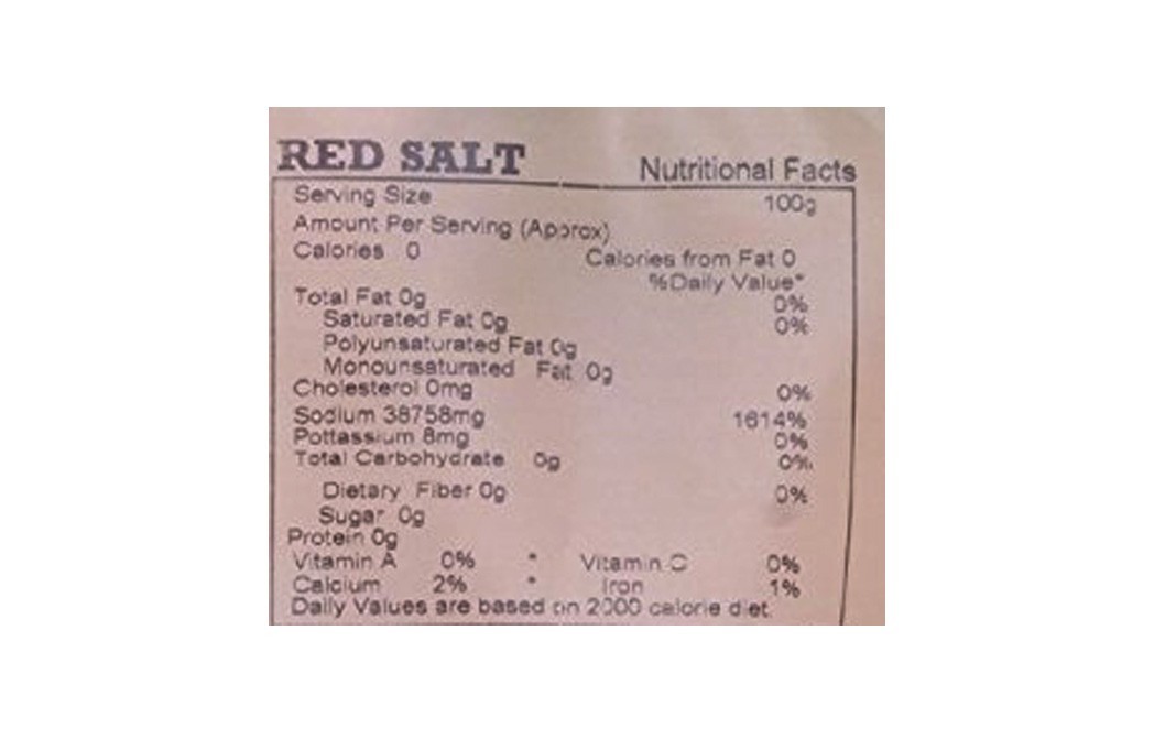 Go Earth Organic Red Salt    Pack  1 kilogram
